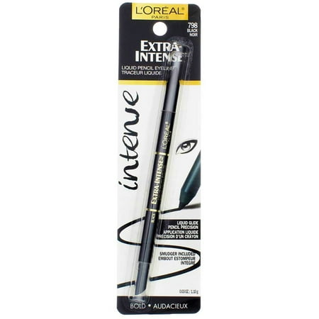 L'Oreal Extra-Intense Liquid Pencil Eyeliner, Black [798] 0.03 oz