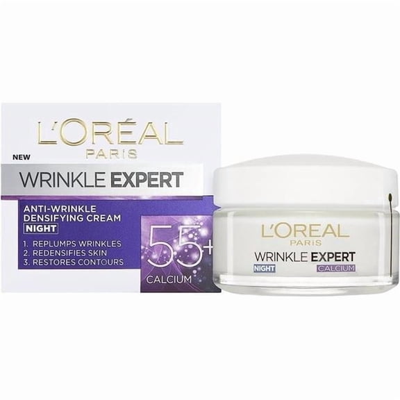 L'OREAL PARIS WRINKLE EXPERT ANTI-WRINKLE DENSIFYING CREAM NIGHT 55+