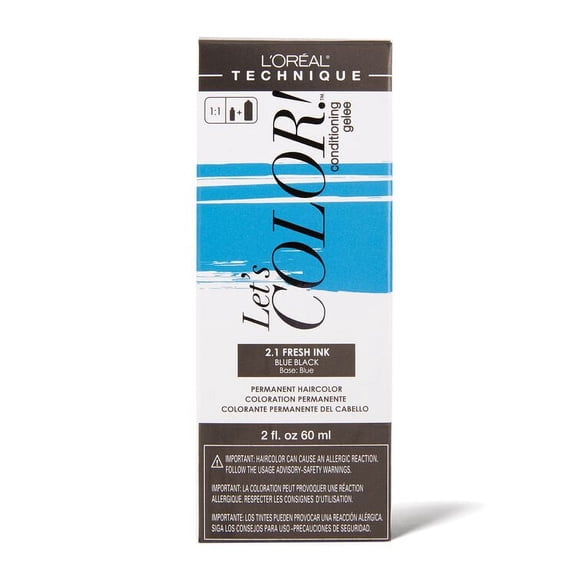 L'Oreal Let's Color! Permanent Haircolor (2 oz) - 2.1 Fresh Ink