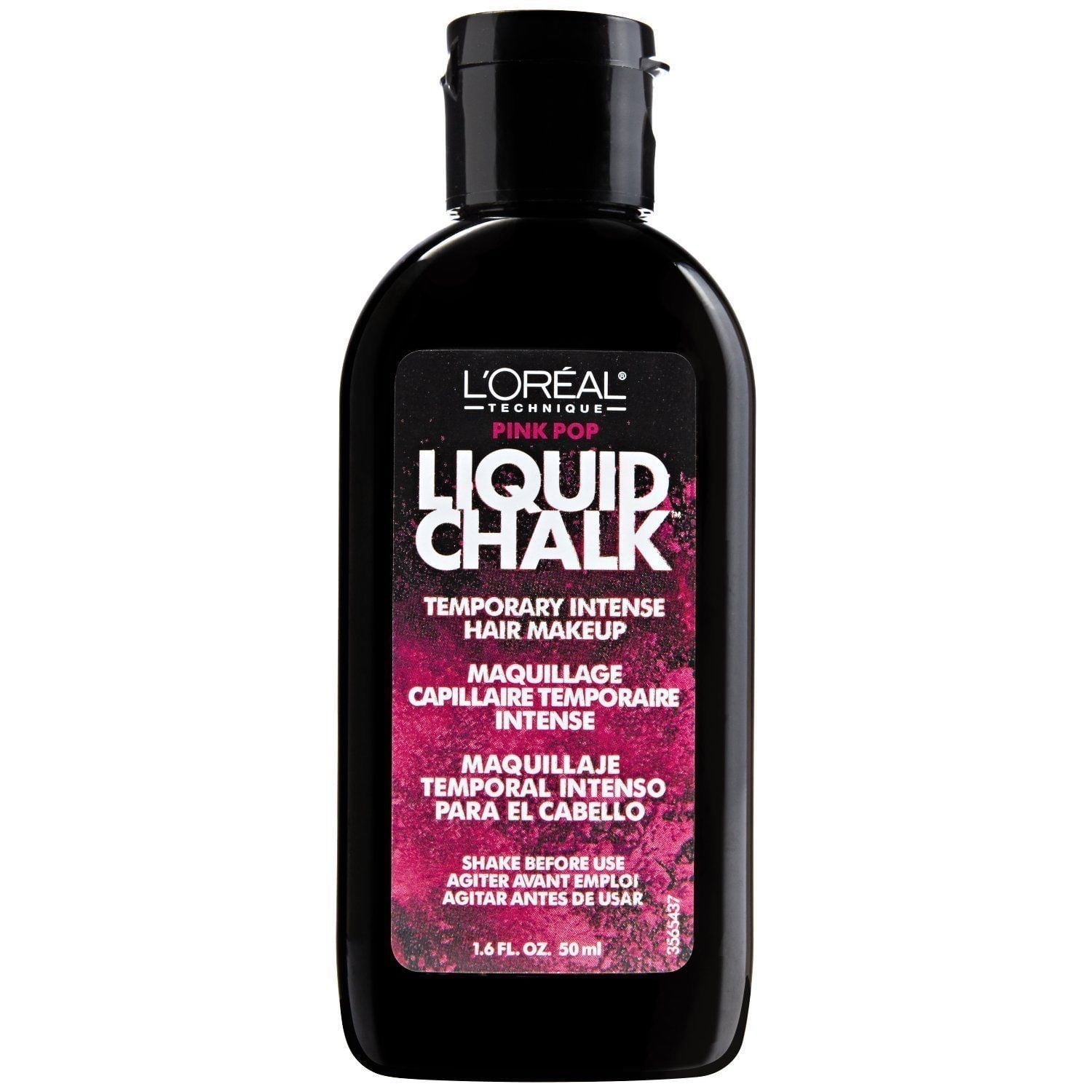 L'Oreal Liquid Chalk Temporary Intense Hair Makeup Pink Pop 1.6 Oz