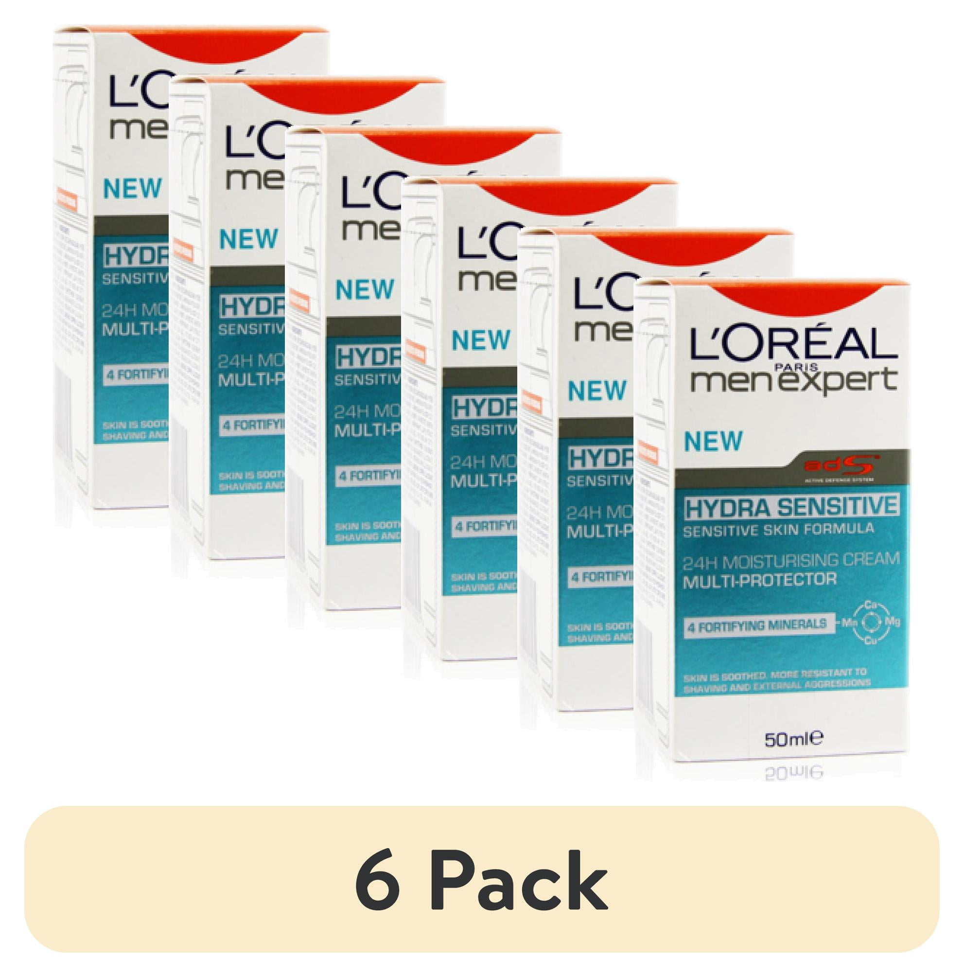 (6 pack) L'Oreal Men Expert Hydra Sensitive Soothing Moisturizer 0