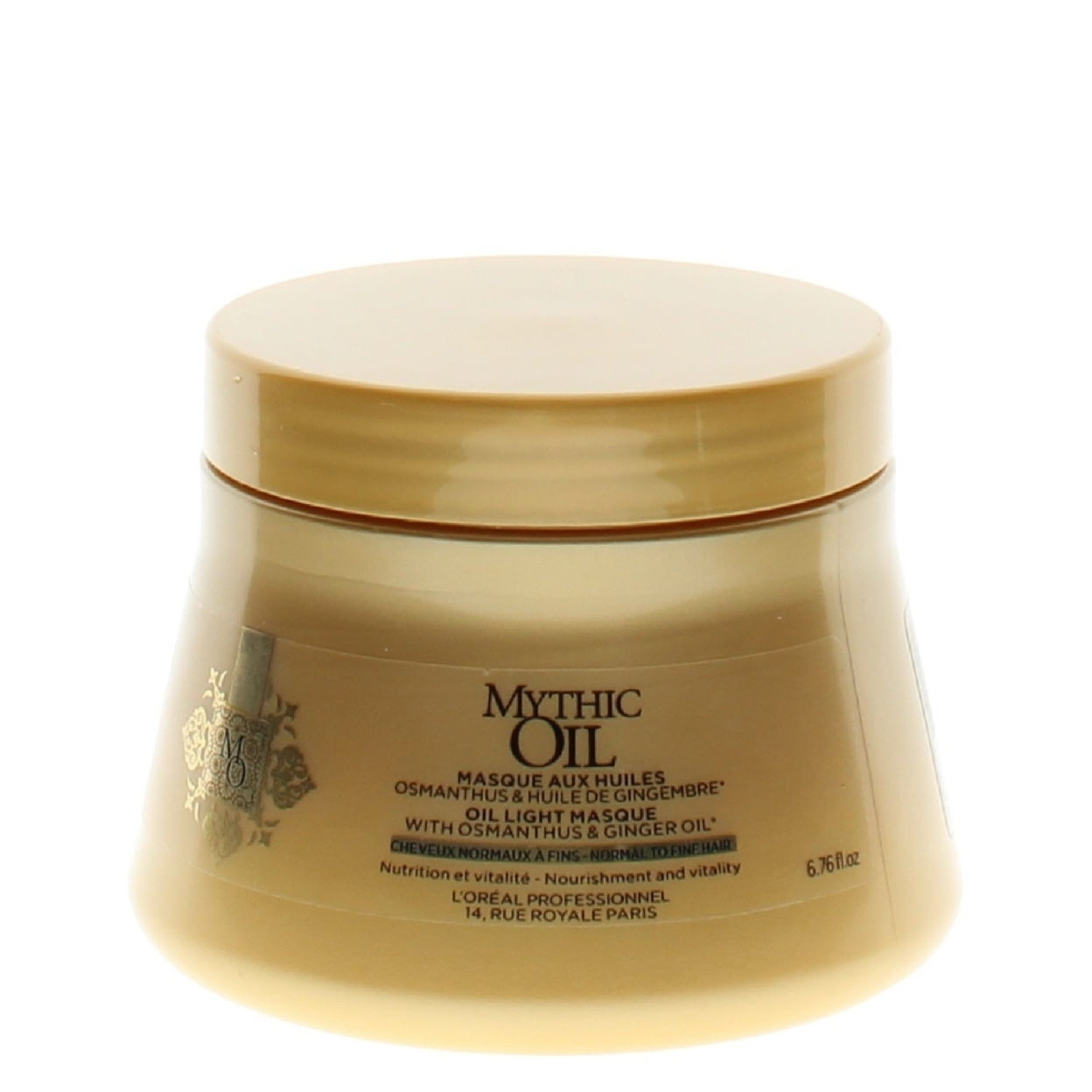 L'Oreal Mythic Oil Hair Masque Aux Huiles Conditioning 6.76 Fl Oz