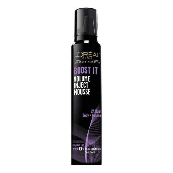 L'Oreal Paris Advanced Hairstyle Boost It 24 Hour Body + Volume Hair Styling Mousse 8.3 oz