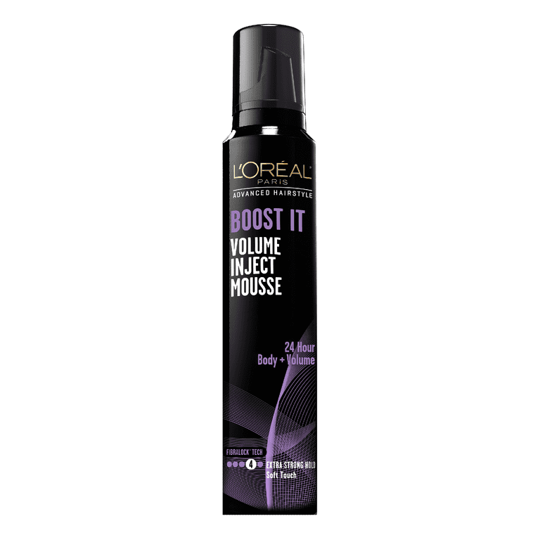 L Oreal Paris Advanced Hairstyle Boost It 24 Hour Body Volume Hair Styling Mousse 8.3 oz Walmart