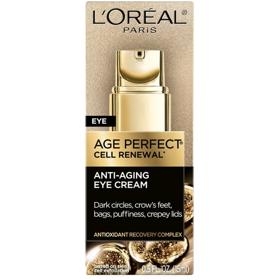L'Oreal Paris Age Perfect Cell Renewal Anti-Aging Eye Cream Treatment, 0.5 fl oz