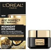 LOreal Paris Age Perfect Cell Renewal Midnight Anti Aging Eye Cream with Antioxidants, 0.5 fl oz