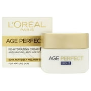 LOreal Age Perfect Re-Hydrating Cream, for Mature Skin, Night, 50 ml 1.7 oz