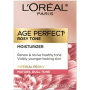 L'Oreal Paris Age Perfect Rosy Tone Anti-Sagging Face Moisturizer, Renew & Revive Healthy Tone, 1.7 oz