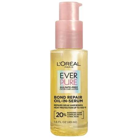 L'Oreal Paris EverPure Bond Repair Oil-in-Serum Hair Repair for Strength and Shine, 1.6 fl oz