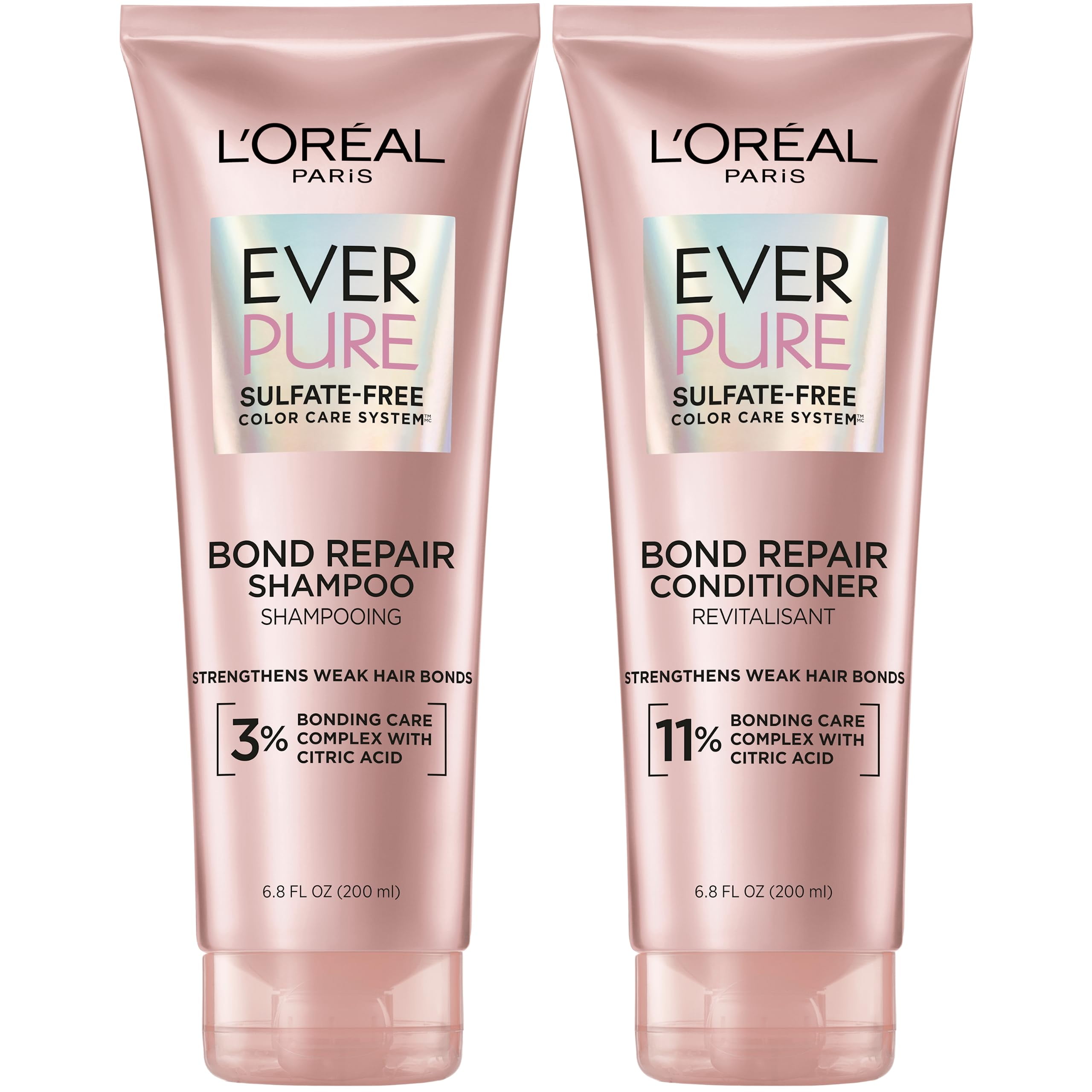 L'Oreal Paris Bond Repair Shampoo and Conditioner Ultimate Hair