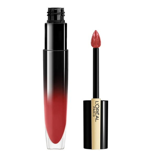 L'Oreal Paris Brilliant Signature Shiny Lip Stain Lipstick, Be Fiery