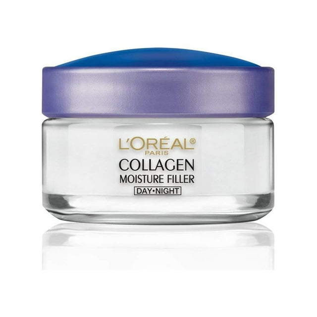 L'Oreal Paris Collagen Moisture Filler Anti Aging Day and Night Face Cream, 1.7 oz
