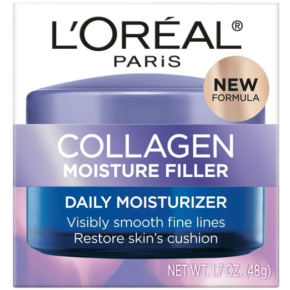 L'Oreal Paris Collagen Moisture Filler Face Moisturizer, Anti-Aging, 1.7 fl oz