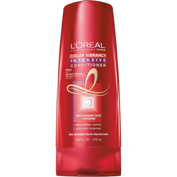 L'Oreal Paris Color Vibrancy Intensive, Moisturizing Shampoo Plus Conditioner, 12.6 Fl oz