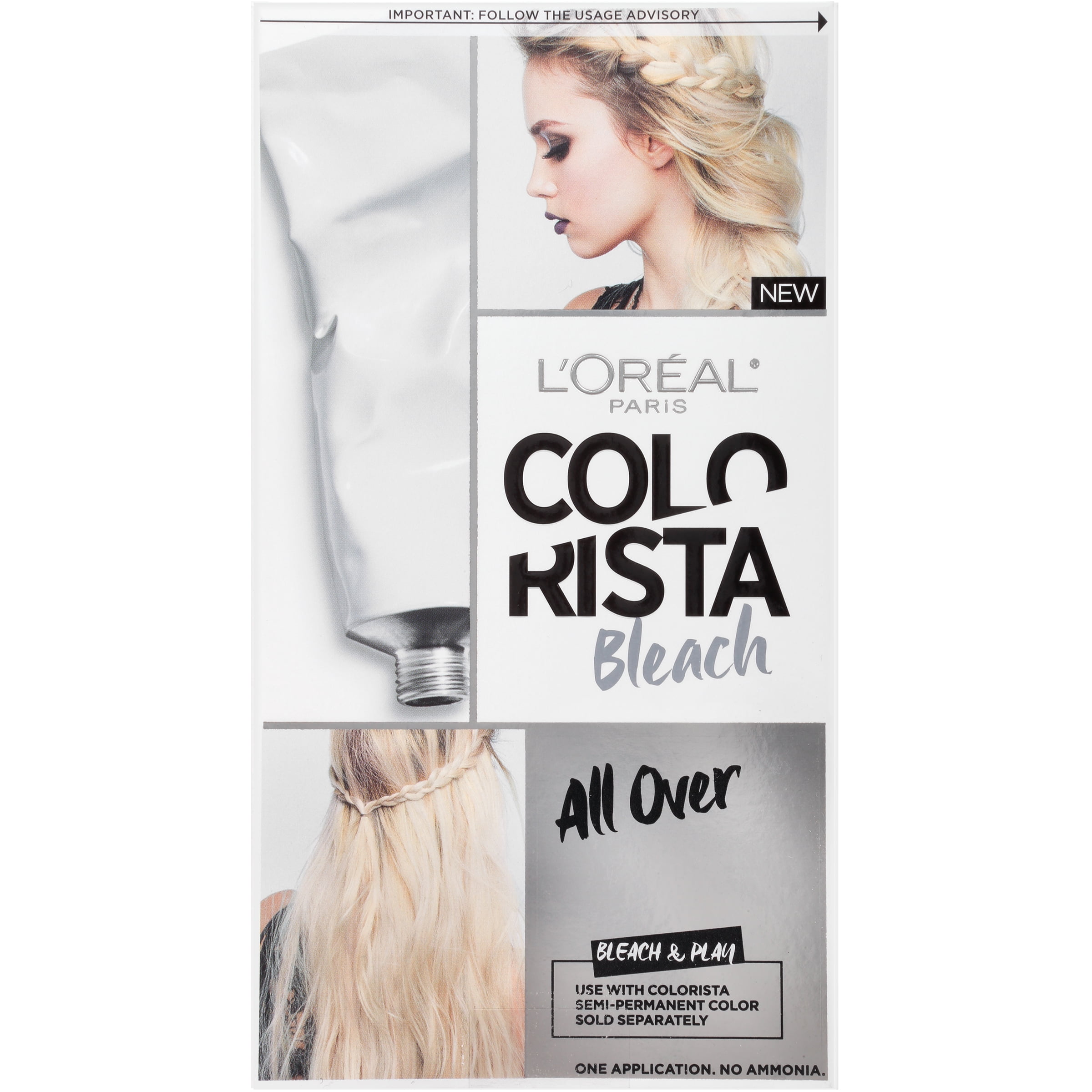 L'Oreal Paris Colorista All Over Bleach, Hair Color Lightening System Kit