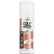 LOreal Paris Colorista Hair Makeup Temporary 1-Day Hair Color Spray, Rose Gold, For Adults, 2 oz.