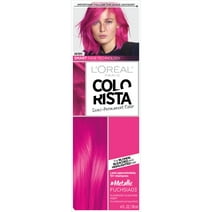 L'Oreal Paris Colorista Semi Permanent Hair Color, Metallic Pink, 4 fl oz