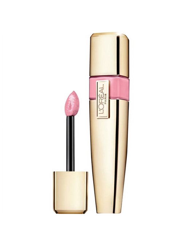 L'Oreal Paris Colour Caresse Wet Shine Lip Stain, Pink Perseverance, 0.21 Ounces