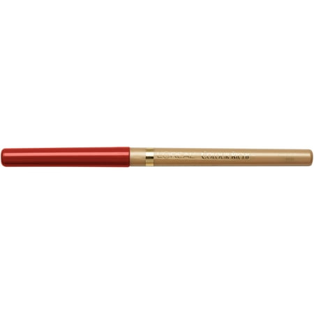 L'Oreal Paris Colour Riche Creamy Lip Liner, Vitamin E, Always Red 765, 0.007 oz