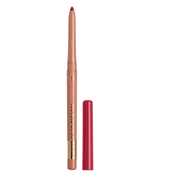 L'Oreal Paris Colour Riche Lip Liner Pencil with Omega 3 and Vitamin E, Le Rouge Paris, 0.01 oz