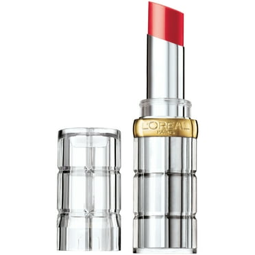 L'Oreal Paris Colour Riche Shine Glossy Ultra Rich Lipstick, Enamel Red, 0.1 oz.