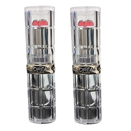 L'Oreal Paris Colour Riche Shine Lipstick in Polished Tango 918 for Unisex, Pack of 2
