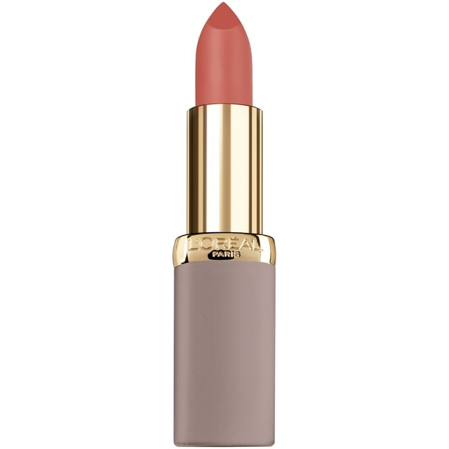 L'Oreal Paris Colour Riche Ultra Matte Highly Pigmented Nude Lipstick, Risque Roses, 0.13 oz.