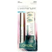 LOreal Paris Cosmetics Voluminous Lash Paradise Waterproof Mascara, Blackest Black 0.25 oz Pack of 4