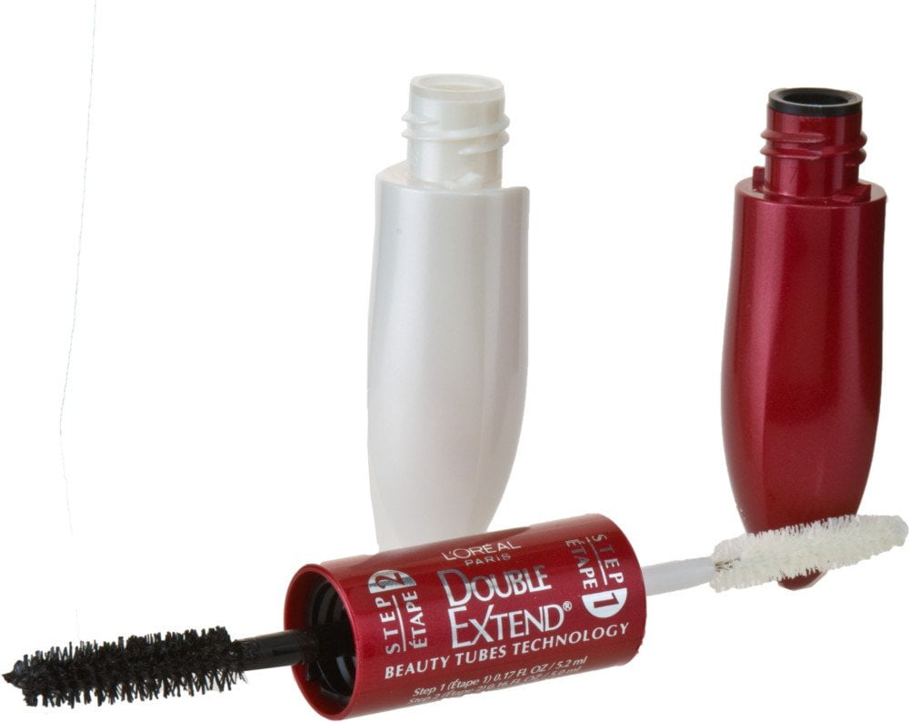 L'Oreal Paris Double Extend Tubing Mascara, 2-in-1 Nourishing Base