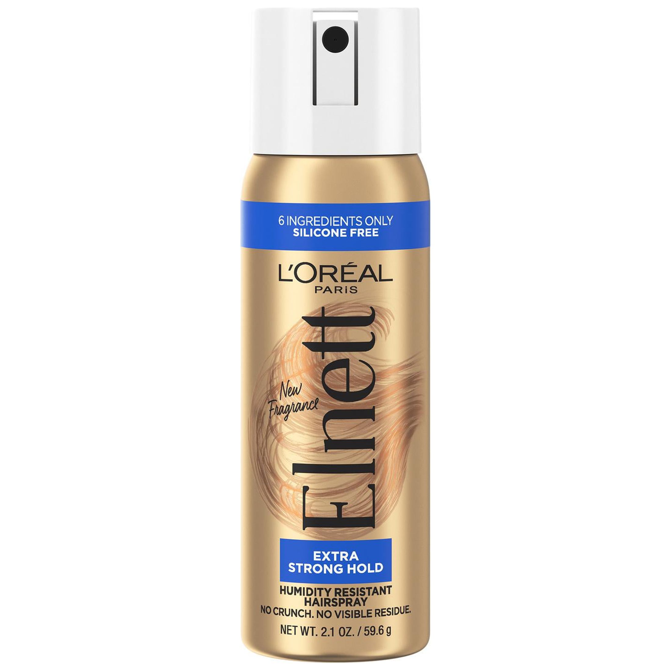 L'Oreal Paris Elnett Satin Extra Strong Hold Hairspray, Humidity Resistant, 2.2 fl oz - image 1 of 8