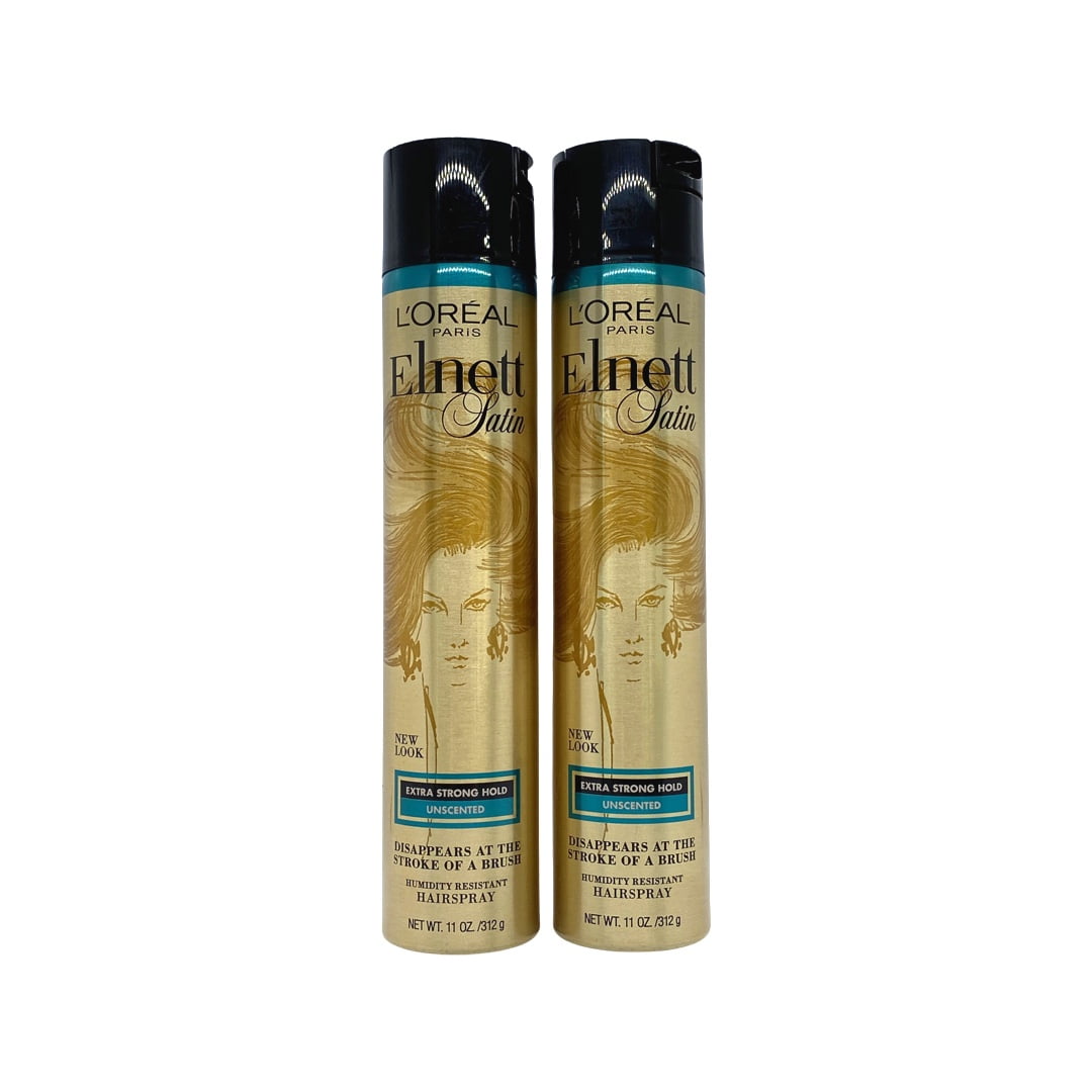 L'Oreal Paris Satin Extra Strong Hold Hairspray Unscented 11 Oz