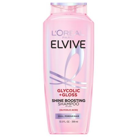 L'Oreal Paris Elvive Glycolic Gloss Shine Enhancing Shampoo, 13.5 fl oz