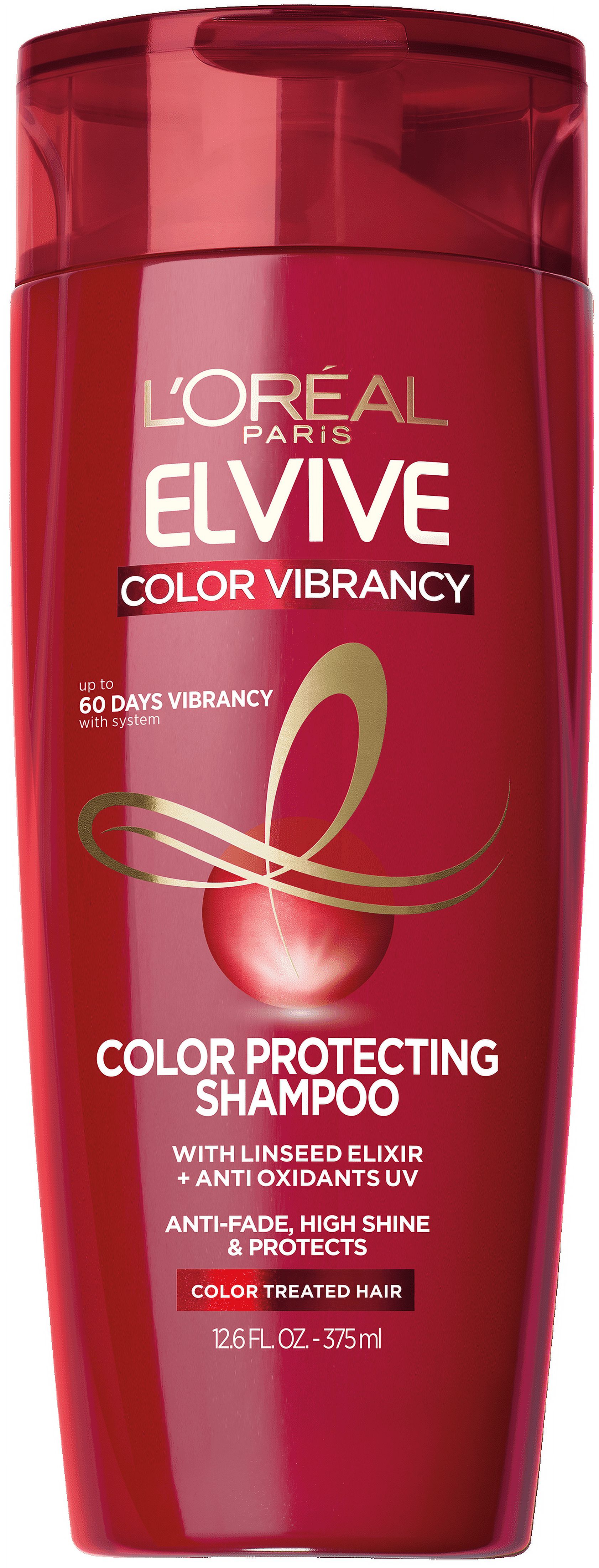 L'Oreal Paris Elvive Color Protecting Shampoo with Linseed, 12.6 fl oz - image 1 of 8