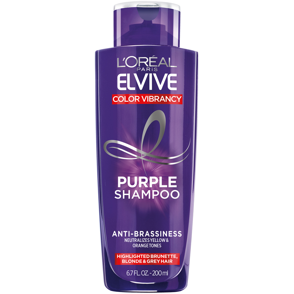 L'Oreal Paris Elvive Color Vibrancy Nourishing Purple Shampoo, 6.7 fl oz - image 1 of 12