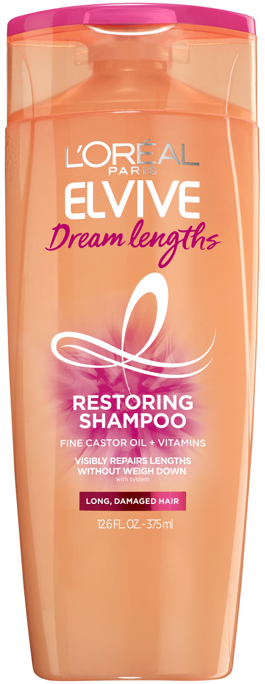 L'Oreal Paris Elvive Dream Lengths Restoring Shampoo, 12.6 fl oz - image 1 of 8