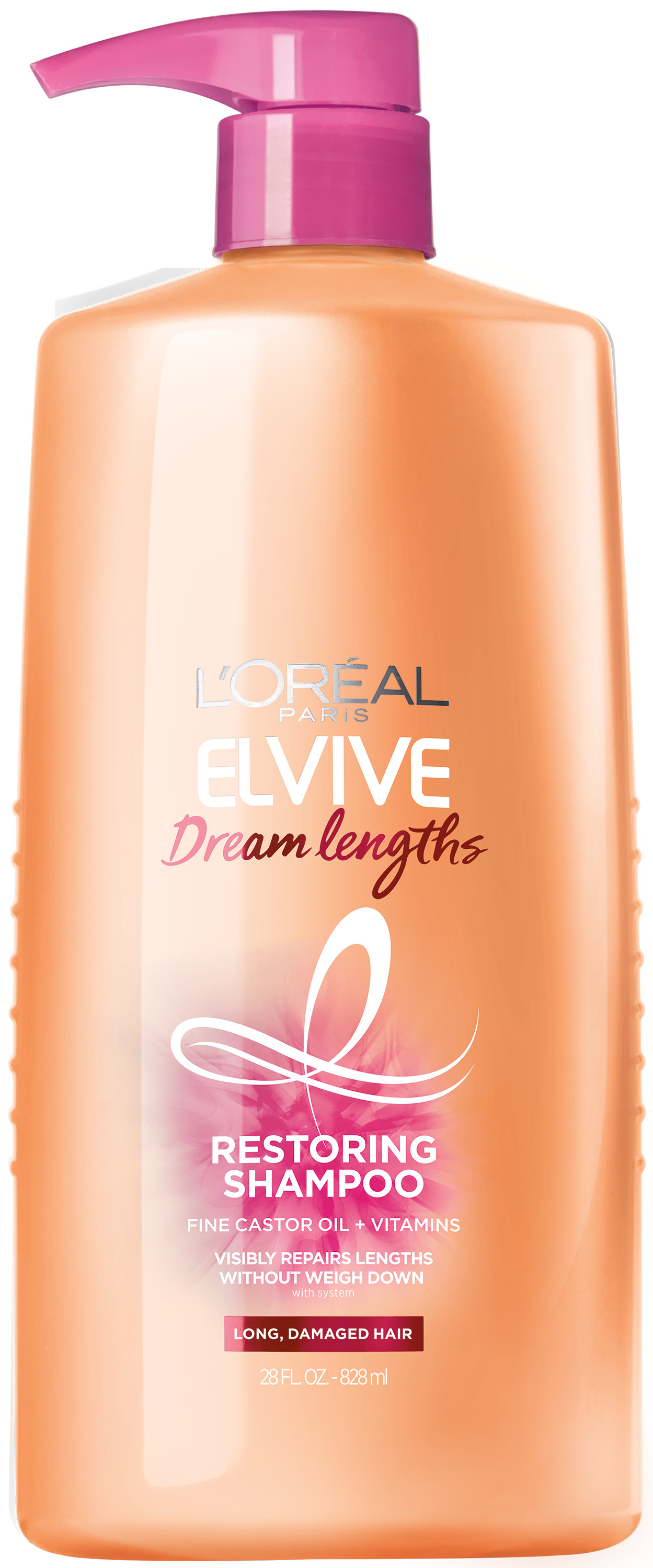 L'Oreal Paris Elvive Dream Lengths Restoring Shampoo, 28 fl oz - image 1 of 8