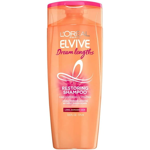 L'Oreal Paris Elvive Dream Lengths Restoring Shampoo for Long, Damaged Hair 12.6 fl oz.