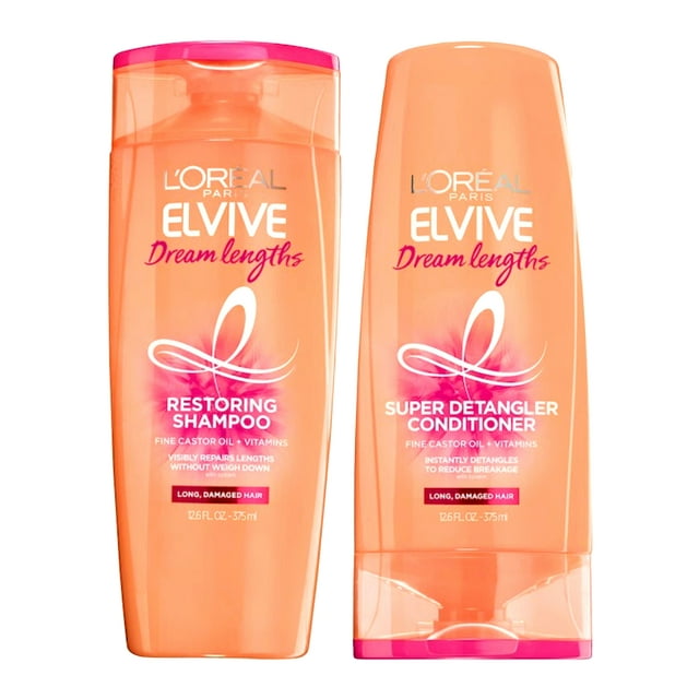 L,Oreal Paris Elvive Dream Lengths Restoring Shampoo & Super