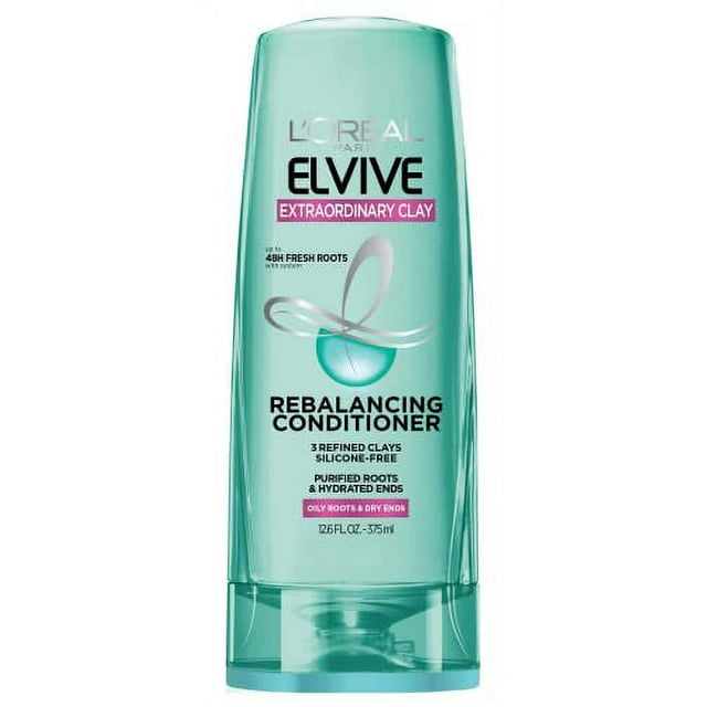L'Oreal Paris Elvive Extraordinary Clay Rebalancing Conditioner, 12.6 fl; oz; (Packaging May