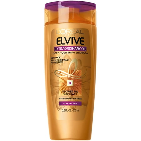 L'Oreal Paris Elvive Extraordinary Oil Curls Shampoo 12.6 FL OZ, 2 Pack