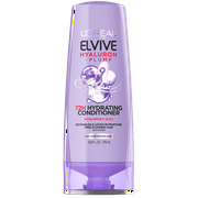LOreal Paris Elvive Hyaluron Plump Hydrating Conditioner with Hyaluronic Acid, 12.6 fl oz