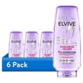 thumbnail image 1 of (6 pack) L'Oreal Paris Elvive Hyaluron Plump Hydrating Hair Conditioner, Moisturizing, Squeeze, 13.5 fl oz, 1 of 11