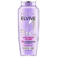 thumbnail interactive-video image 1 of L'Oreal Paris Elvive Hyaluron Plump Hydrating Shampoo, 72H Intense Moisture, Squeeze, 13.5 fl oz, 1 of 15