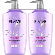 LOreal Paris Elvive Hyaluron Plump Hydrating Shampoo, Paraben-Free, 40 fl. oz.