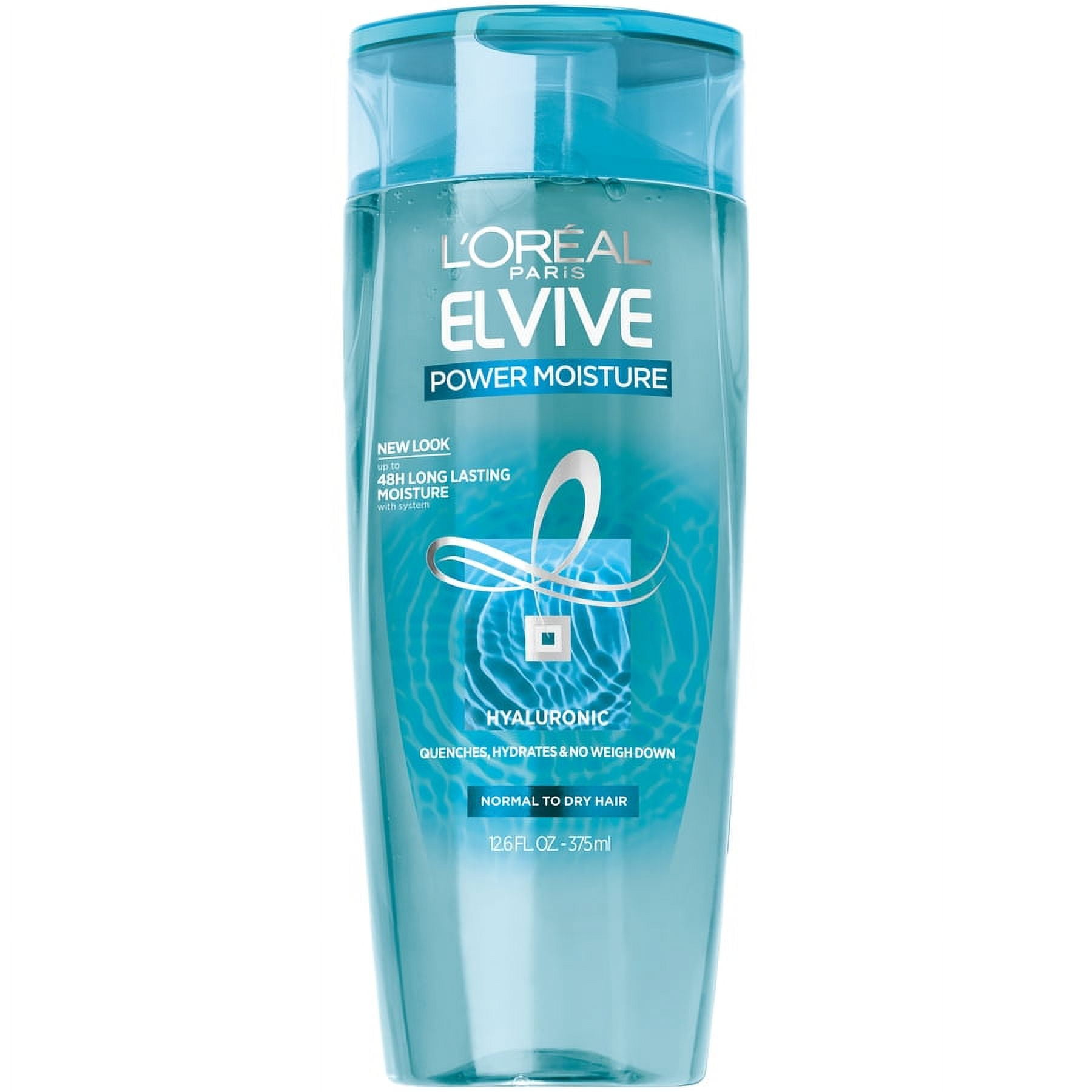 L'Oreal Paris Elvive Power Moisture Hydrating Shampoo, 12.6 fl oz