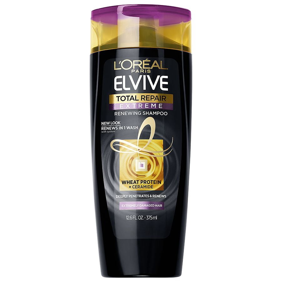L'Oreal Paris Elvive Total Repair Extreme Renewing Shampoo 12.6 fl oz Pack of 3