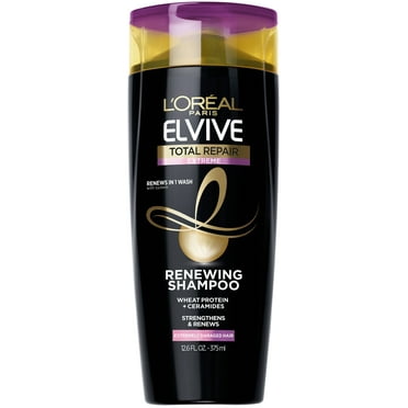 L'Oreal Paris Elvive Total Repair Extreme Repairing Squeeze Tube Shampoo, 12.6 fl oz