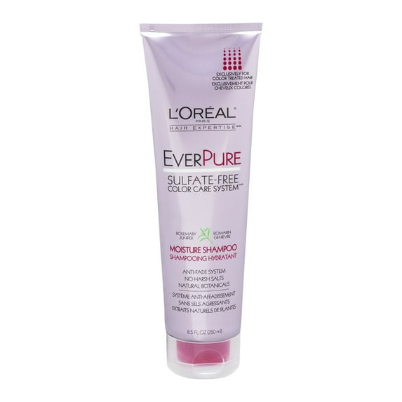 L'Oreal Paris EverPure Moisture Shampoo, Rosemary Juniper, 8.5 Oz