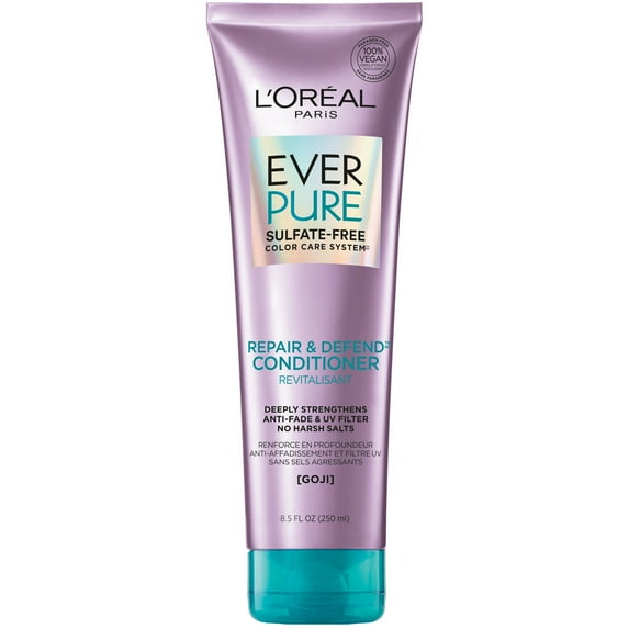 L'Oreal Paris EverPure Repair & Defend Sulfate Free Conditioner, 8.5 fl oz