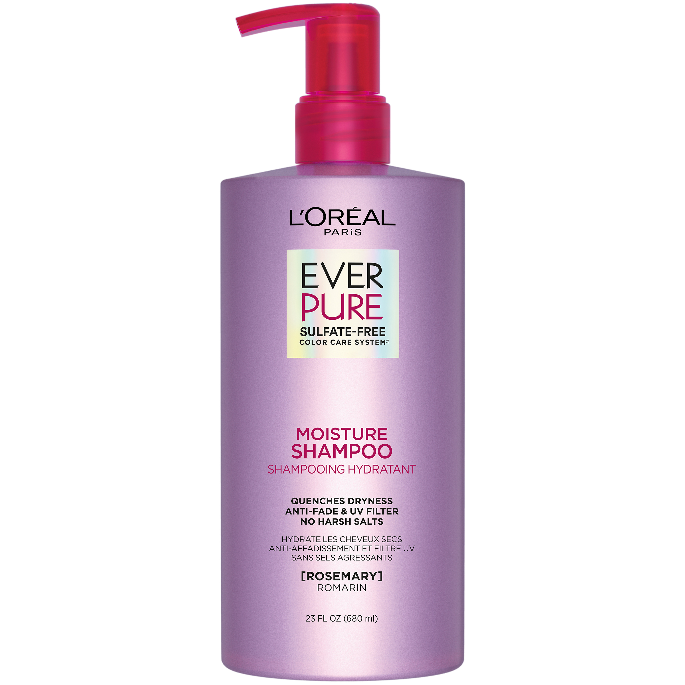 L Oreal Paris EverPure Sulfate Free Moisture Shampoo With Rosemary 